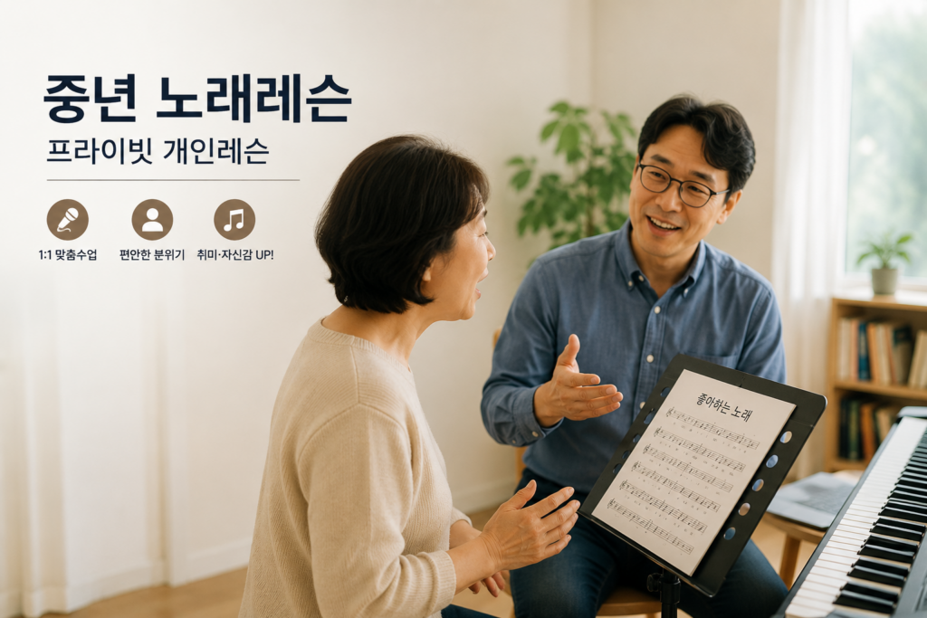 중년 노래레슨