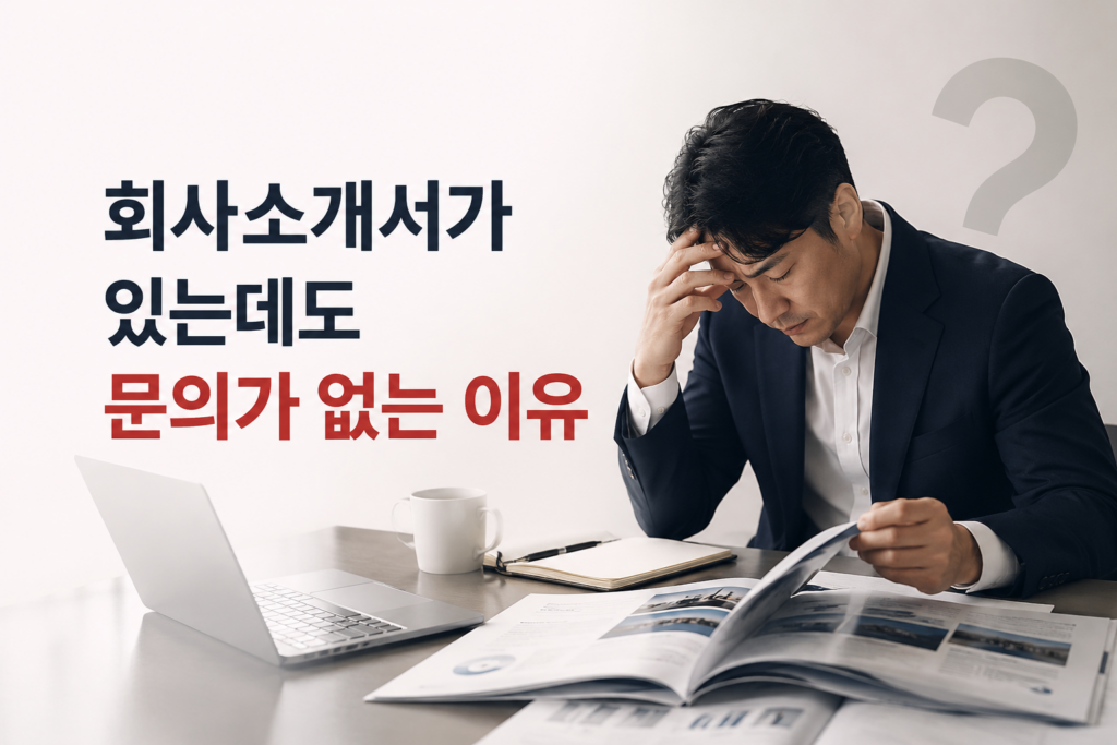 회사소개서 작성