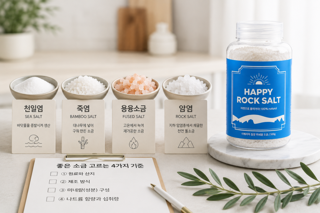 좋은 소금 고르는 법